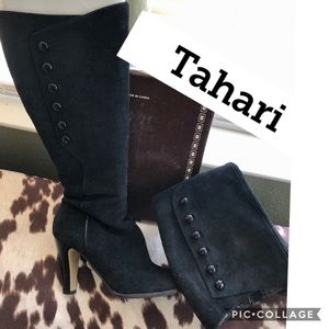 Tahari Black Knee Boots